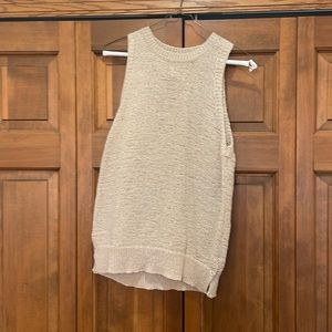 White + Warren Tan Tank